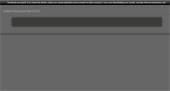 Desktop Screenshot of peppersmusicandart.com