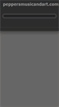 Mobile Screenshot of peppersmusicandart.com